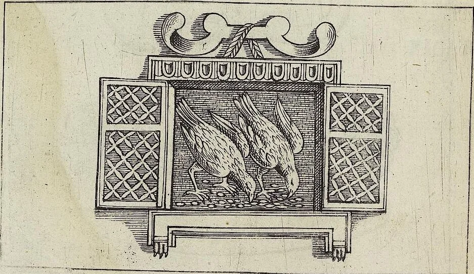 An illustration from Discovrs De La Religion Des Anciens Romains, 1672, leaf 237
