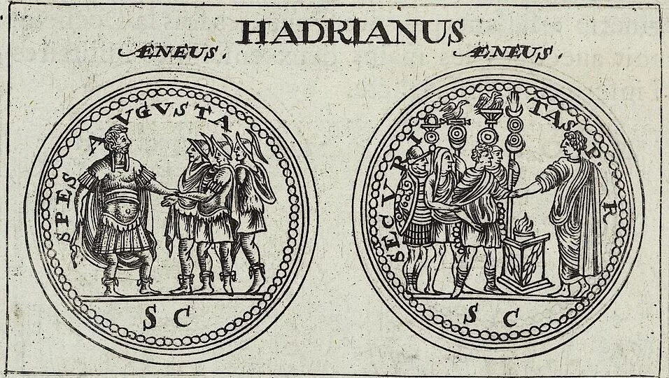 An illustration from Discovrs De La Religion Des Anciens Romains, 1672, leaf 27