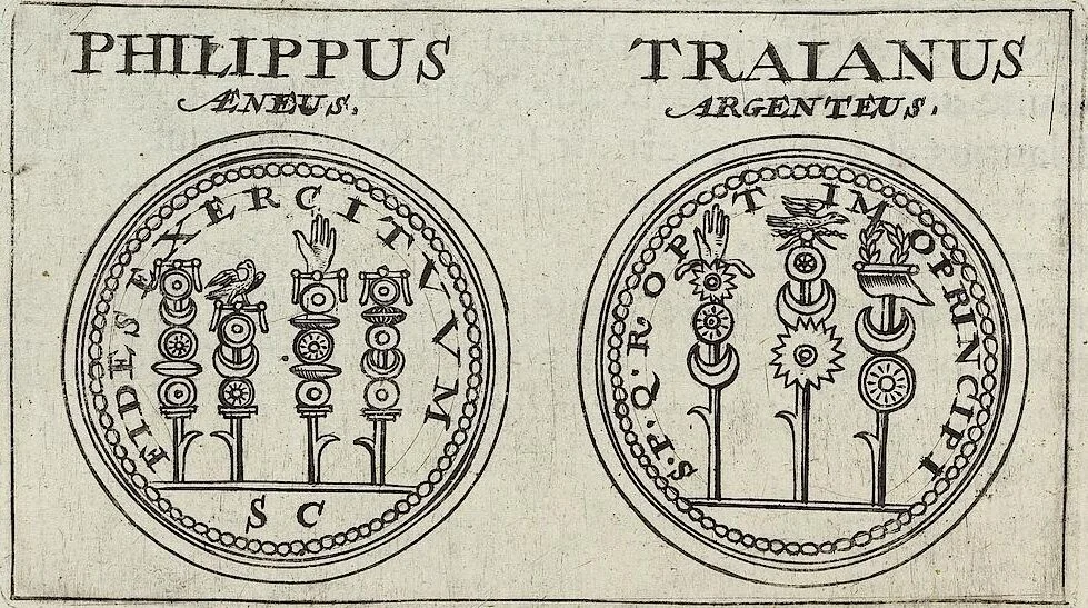 An illustration from Discovrs De La Religion Des Anciens Romains, 1672, leaf 29