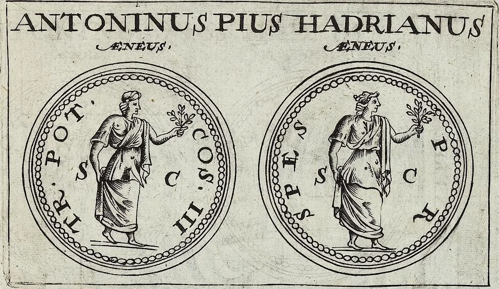 An illustration from Discovrs De La Religion Des Anciens Romains, 1672, leaf 30
