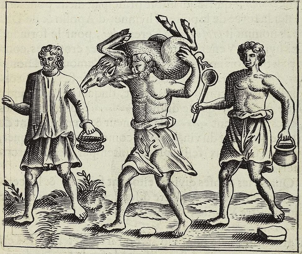 An illustration from Discovrs De La Religion Des Anciens Romains, 1672, leaf 304