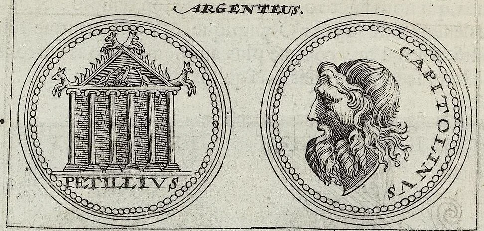 An illustration from Discovrs De La Religion Des Anciens Romains, 1672, leaf 41