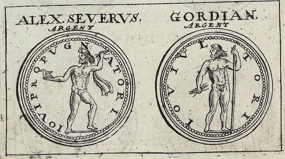 An illustration from Discovrs De La Religion Des Anciens Romains, 1672, leaf 59