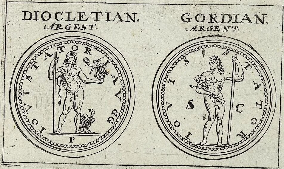 An illustration from Discovrs De La Religion Des Anciens Romains, 1672, leaf 60