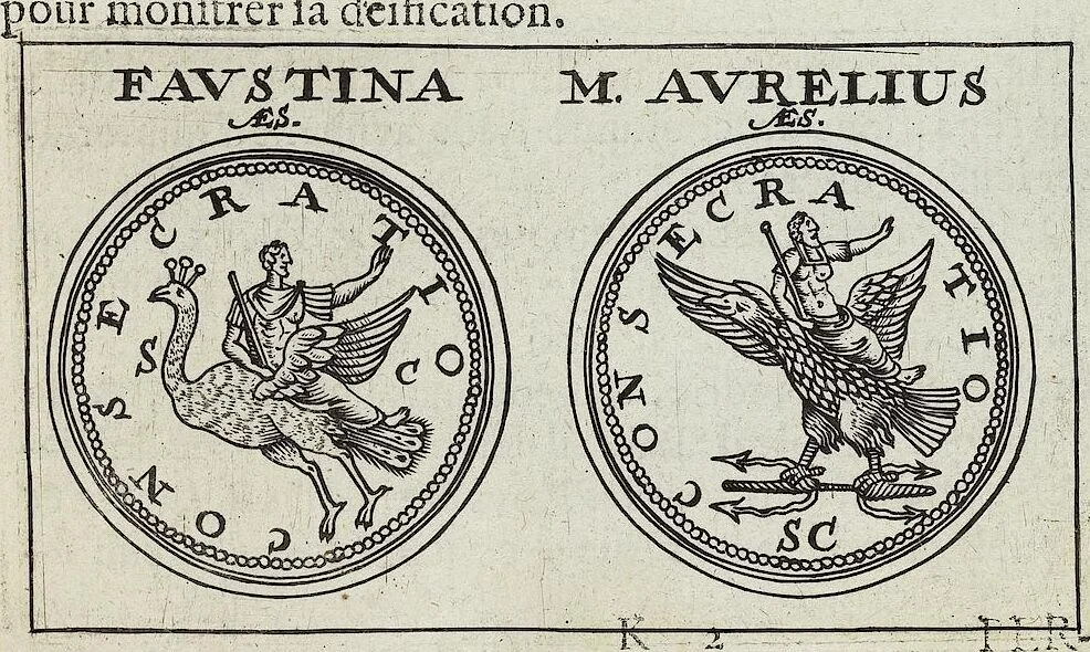 An illustration from Discovrs De La Religion Des Anciens Romains, 1672, leaf 76