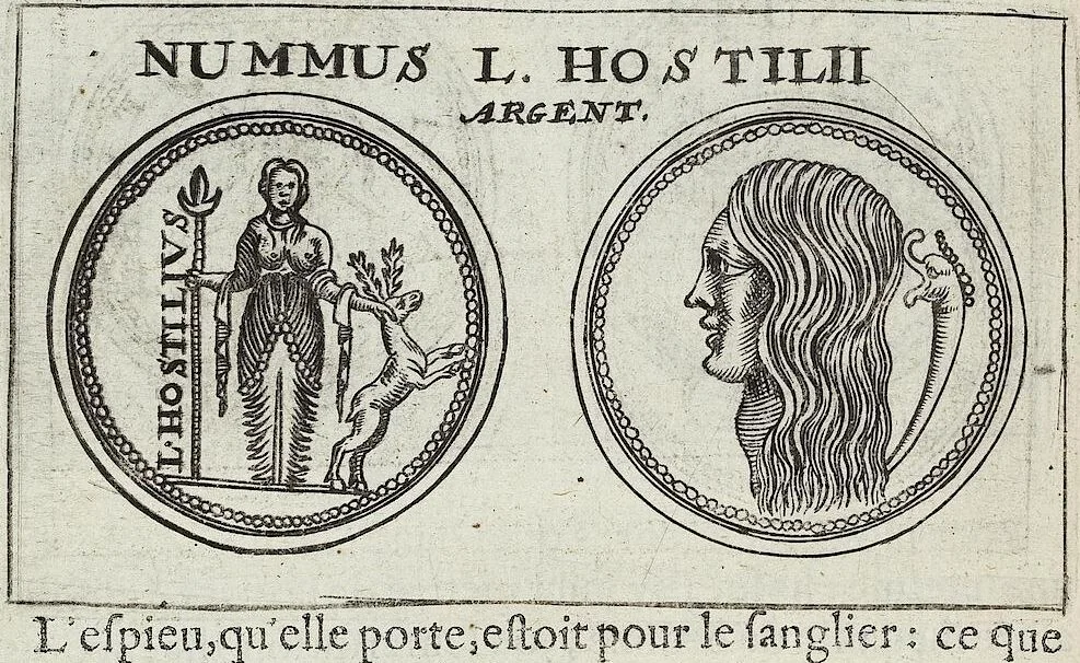 An illustration from Discovrs De La Religion Des Anciens Romains, 1672, leaf 81