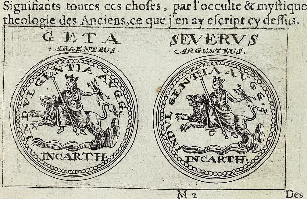 An illustration from Discovrs De La Religion Des Anciens Romains, 1672, leaf 92