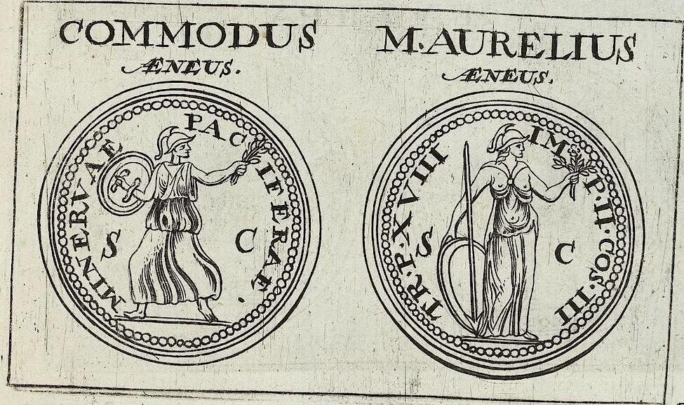 An illustration from Discovrs De La Religion Des Anciens Romains, 1672, leaf 96