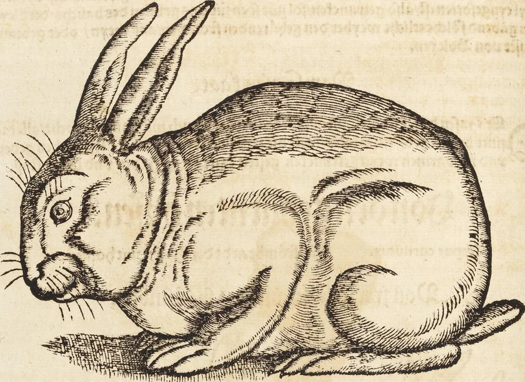 An illustration from Thierbuch Das ist ein kurtze beschreybung aller vierfüssigen Thieren/ so auff der erden vn[d] in wassern wonend/ sampt jrer waren conterfactur: alles zů nutz vn[d] gůtem allen liebhabern der künsten/ Artzeten/ Maleren/ Bildschnitzern/ Weydleüten vnd Köchen/ gestelt, 1583, leaf 160