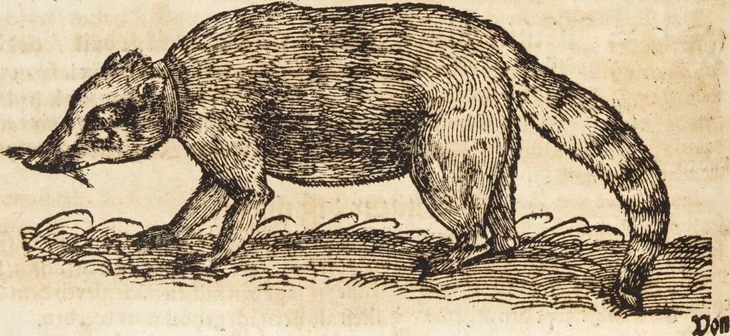 An illustration from Thierbuch Das ist ein kurtze beschreybung aller vierfüssigen Thieren/ so auff der erden vn[d] in wassern wonend/ sampt jrer waren conterfactur: alles zů nutz vn[d] gůtem allen liebhabern der künsten/ Artzeten/ Maleren/ Bildschnitzern/ Weydleüten vnd Köchen/ gestelt, 1583, leaf 246