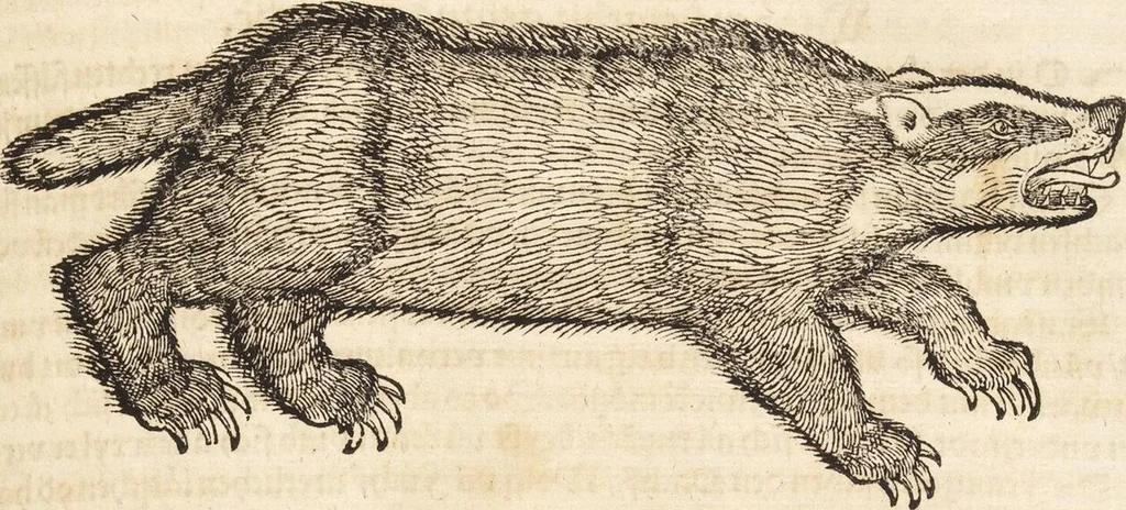 An illustration from Thierbuch Das ist ein kurtze beschreybung aller vierfüssigen Thieren/ so auff der erden vn[d] in wassern wonend/ sampt jrer waren conterfactur: alles zů nutz vn[d] gůtem allen liebhabern der künsten/ Artzeten/ Maleren/ Bildschnitzern/ Weydleüten vnd Köchen/ gestelt, 1583, leaf 81