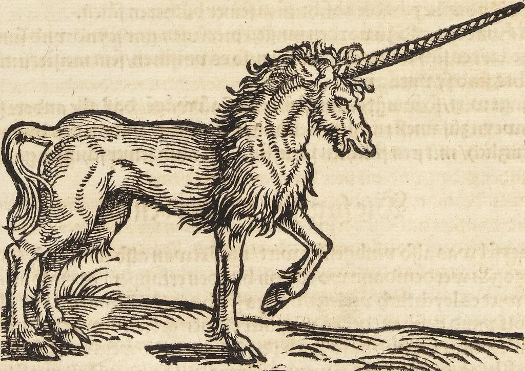 An illustration from Thierbuch Das ist ein kurtze beschreybung aller vierfüssigen Thieren/ so auff der erden vn[d] in wassern wonend/ sampt jrer waren conterfactur: alles zů nutz vn[d] gůtem allen liebhabern der künsten/ Artzeten/ Maleren/ Bildschnitzern/ Weydleüten vnd Köchen/ gestelt, 1583, leaf 86
