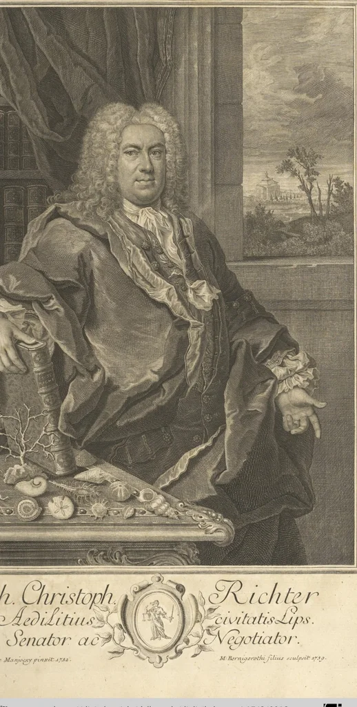 An illustration from Mvsevm Richterianvm: continens fossilia animalia vegetabilia mar., 1743, leaf 16
