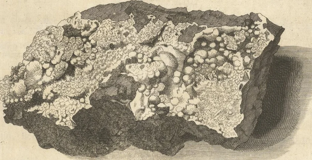 An illustration from Mvsevm Richterianvm: continens fossilia animalia vegetabilia mar., 1743, leaf 165