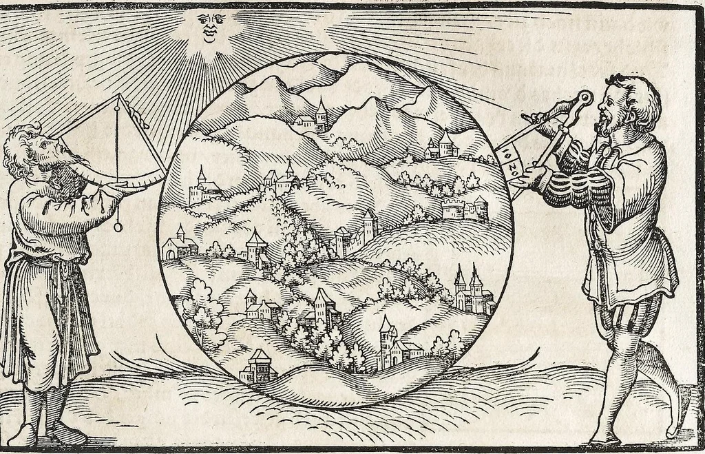 An illustration from Heydenweldt Vnd [und] irer Götter anfängcklicher vrsprung [Ursprung]: durch was verwhänungen den selben etwas vermeynter macht zugemessen, vmb dero wille[n], sie von den alten verehert worden ..., 1554, leaf 285