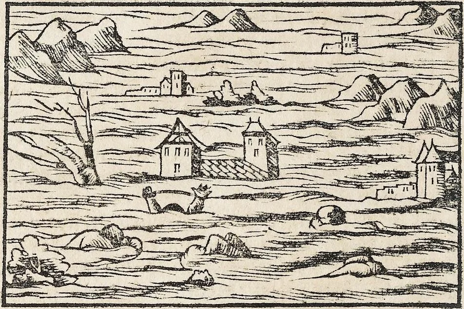 An illustration from Heydenweldt Vnd [und] irer Götter anfängcklicher vrsprung [Ursprung]: durch was verwhänungen den selben etwas vermeynter macht zugemessen, vmb dero wille[n], sie von den alten verehert worden ..., 1554, leaf 288
