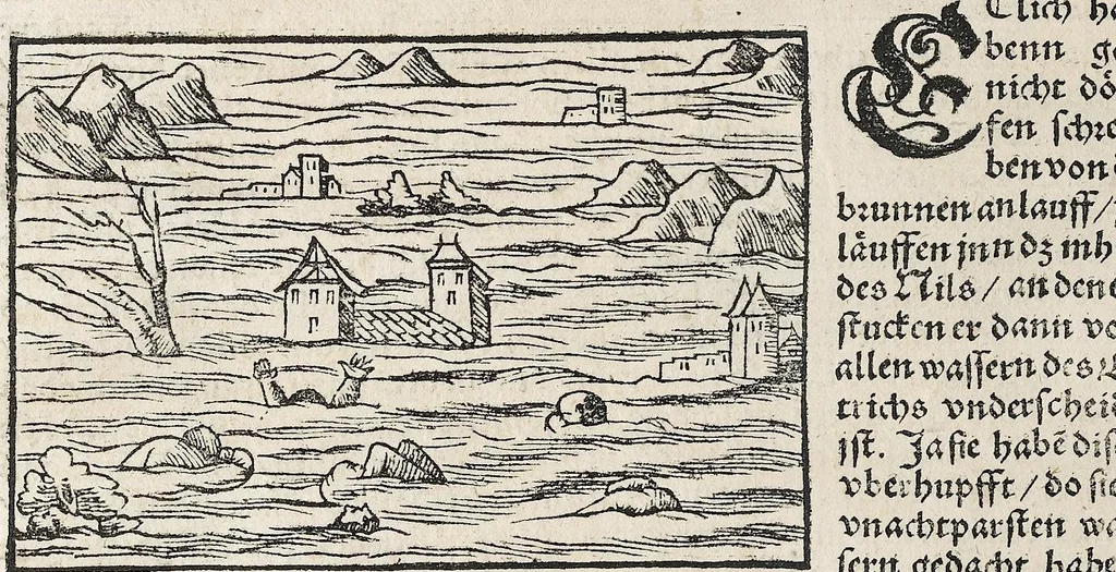 An illustration from Heydenweldt Vnd [und] irer Götter anfängcklicher vrsprung [Ursprung]: durch was verwhänungen den selben etwas vermeynter macht zugemessen, vmb dero wille[n], sie von den alten verehert worden ..., 1554, leaf 308