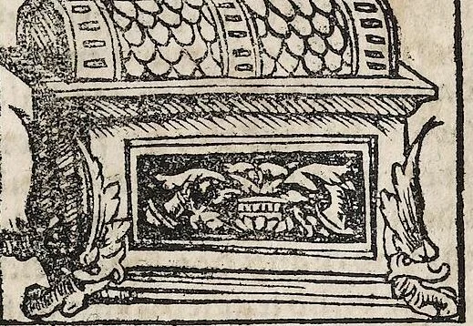 An illustration from Heydenweldt Vnd [und] irer Götter anfängcklicher vrsprung [Ursprung]: durch was verwhänungen den selben etwas vermeynter macht zugemessen, vmb dero wille[n], sie von den alten verehert worden ..., 1554, leaf 321