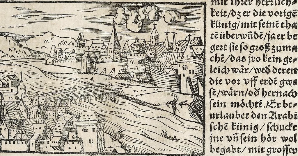 An illustration from Heydenweldt Vnd [und] irer Götter anfängcklicher vrsprung [Ursprung]: durch was verwhänungen den selben etwas vermeynter macht zugemessen, vmb dero wille[n], sie von den alten verehert worden ..., 1554, leaf 355