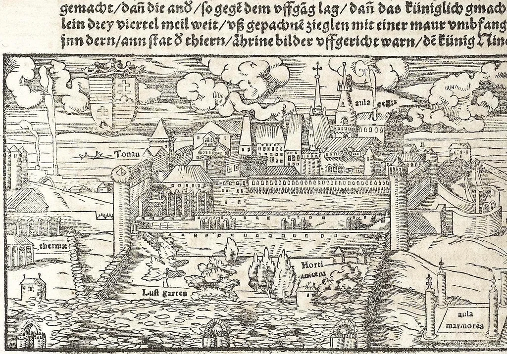 An illustration from Heydenweldt Vnd [und] irer Götter anfängcklicher vrsprung [Ursprung]: durch was verwhänungen den selben etwas vermeynter macht zugemessen, vmb dero wille[n], sie von den alten verehert worden ..., 1554, leaf 360