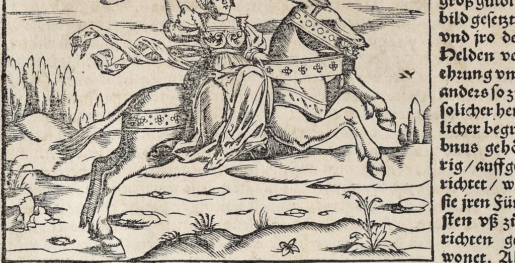 An illustration from Heydenweldt Vnd [und] irer Götter anfängcklicher vrsprung [Ursprung]: durch was verwhänungen den selben etwas vermeynter macht zugemessen, vmb dero wille[n], sie von den alten verehert worden ..., 1554, leaf 378