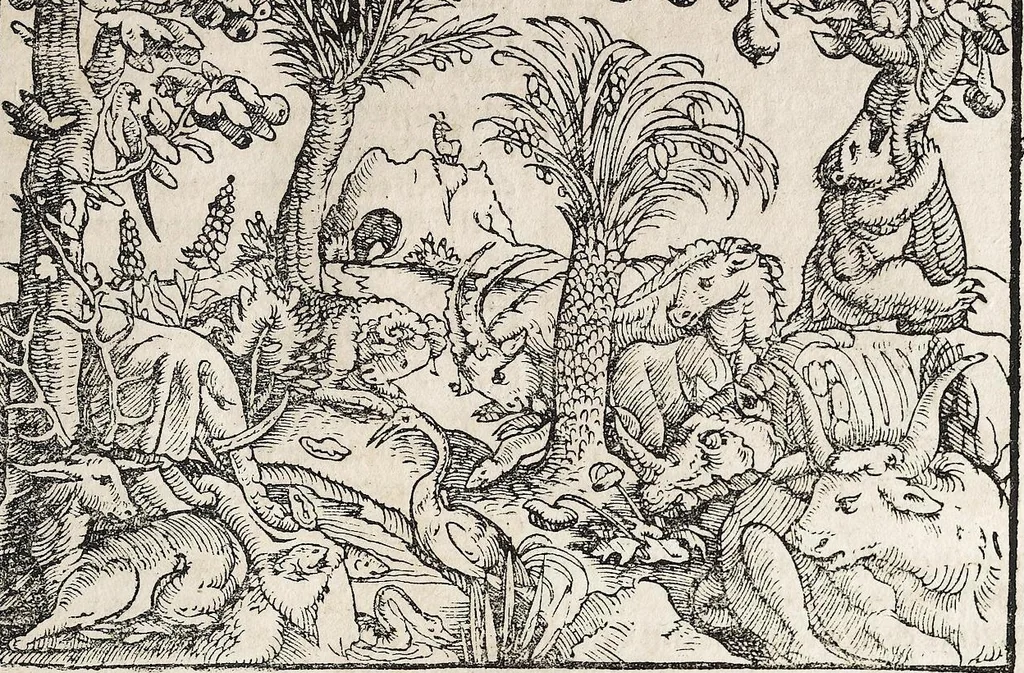 An illustration from Heydenweldt Vnd [und] irer Götter anfängcklicher vrsprung [Ursprung]: durch was verwhänungen den selben etwas vermeynter macht zugemessen, vmb dero wille[n], sie von den alten verehert worden ..., 1554, leaf 379