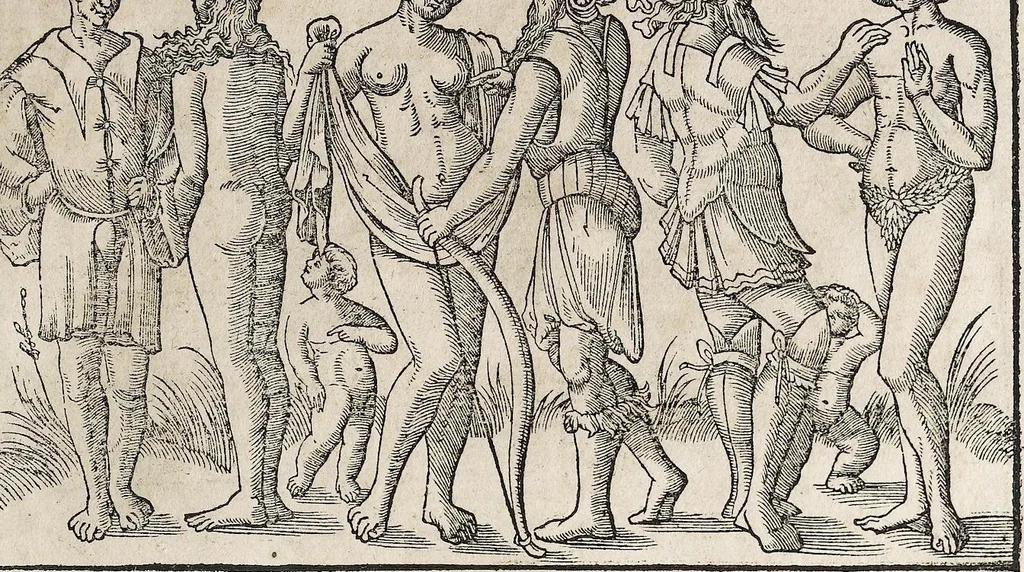 An illustration from Heydenweldt Vnd [und] irer Götter anfängcklicher vrsprung [Ursprung]: durch was verwhänungen den selben etwas vermeynter macht zugemessen, vmb dero wille[n], sie von den alten verehert worden ..., 1554, leaf 395