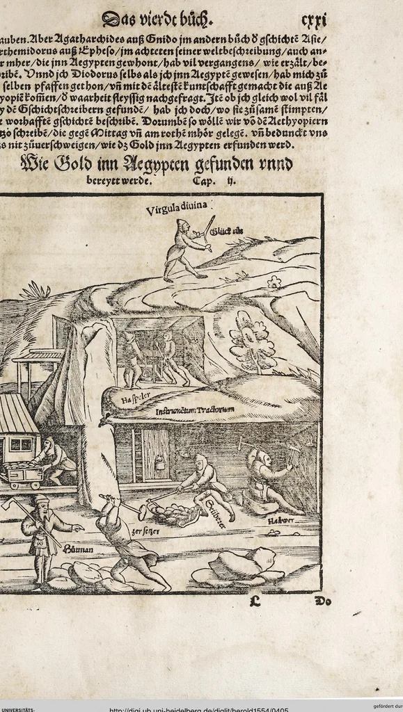 An illustration from Heydenweldt Vnd [und] irer Götter anfängcklicher vrsprung [Ursprung]: durch was verwhänungen den selben etwas vermeynter macht zugemessen, vmb dero wille[n], sie von den alten verehert worden ..., 1554, leaf 405