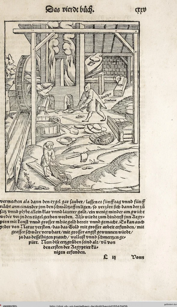 An illustration from Heydenweldt Vnd [und] irer Götter anfängcklicher vrsprung [Ursprung]: durch was verwhänungen den selben etwas vermeynter macht zugemessen, vmb dero wille[n], sie von den alten verehert worden ..., 1554, leaf 409
