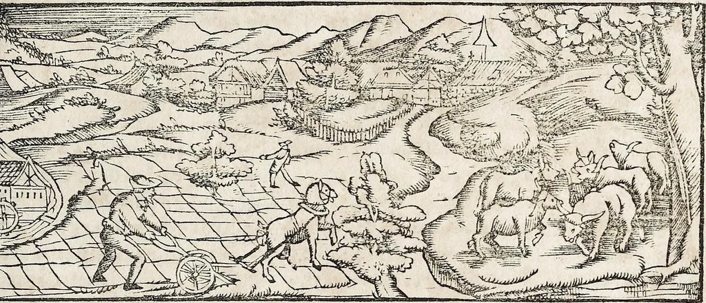 An illustration from Heydenweldt Vnd [und] irer Götter anfängcklicher vrsprung [Ursprung]: durch was verwhänungen den selben etwas vermeynter macht zugemessen, vmb dero wille[n], sie von den alten verehert worden ..., 1554, leaf 443
