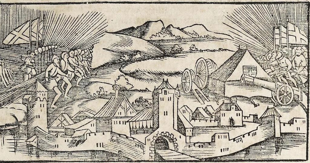 An illustration from Heydenweldt Vnd [und] irer Götter anfängcklicher vrsprung [Ursprung]: durch was verwhänungen den selben etwas vermeynter macht zugemessen, vmb dero wille[n], sie von den alten verehert worden ..., 1554, leaf 467