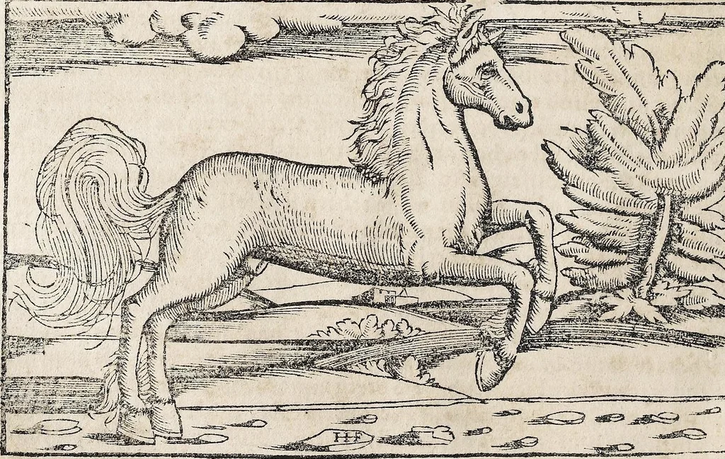 An illustration from Heydenweldt Vnd [und] irer Götter anfängcklicher vrsprung [Ursprung]: durch was verwhänungen den selben etwas vermeynter macht zugemessen, vmb dero wille[n], sie von den alten verehert worden ..., 1554, leaf 476