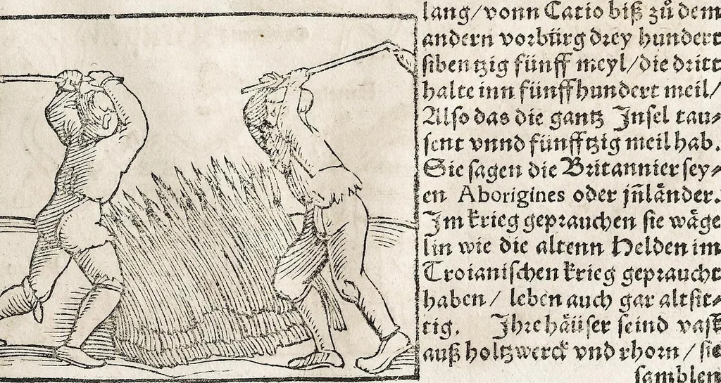 An illustration from Heydenweldt Vnd [und] irer Götter anfängcklicher vrsprung [Ursprung]: durch was verwhänungen den selben etwas vermeynter macht zugemessen, vmb dero wille[n], sie von den alten verehert worden ..., 1554, leaf 535
