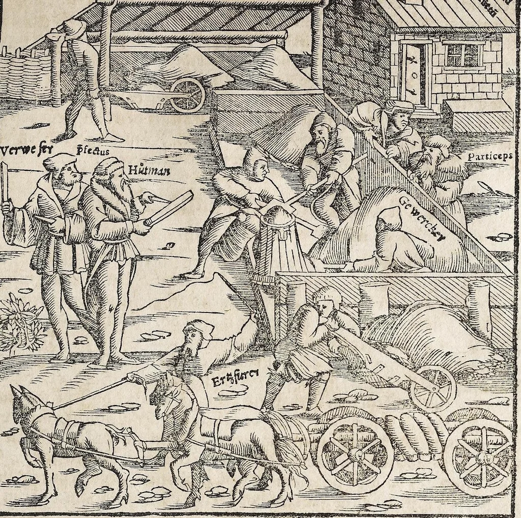 An illustration from Heydenweldt Vnd [und] irer Götter anfängcklicher vrsprung [Ursprung]: durch was verwhänungen den selben etwas vermeynter macht zugemessen, vmb dero wille[n], sie von den alten verehert worden ..., 1554, leaf 547