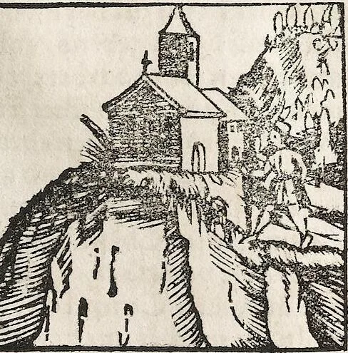 An illustration from Heydenweldt Vnd [und] irer Götter anfängcklicher vrsprung [Ursprung]: durch was verwhänungen den selben etwas vermeynter macht zugemessen, vmb dero wille[n], sie von den alten verehert worden ..., 1554, leaf 561