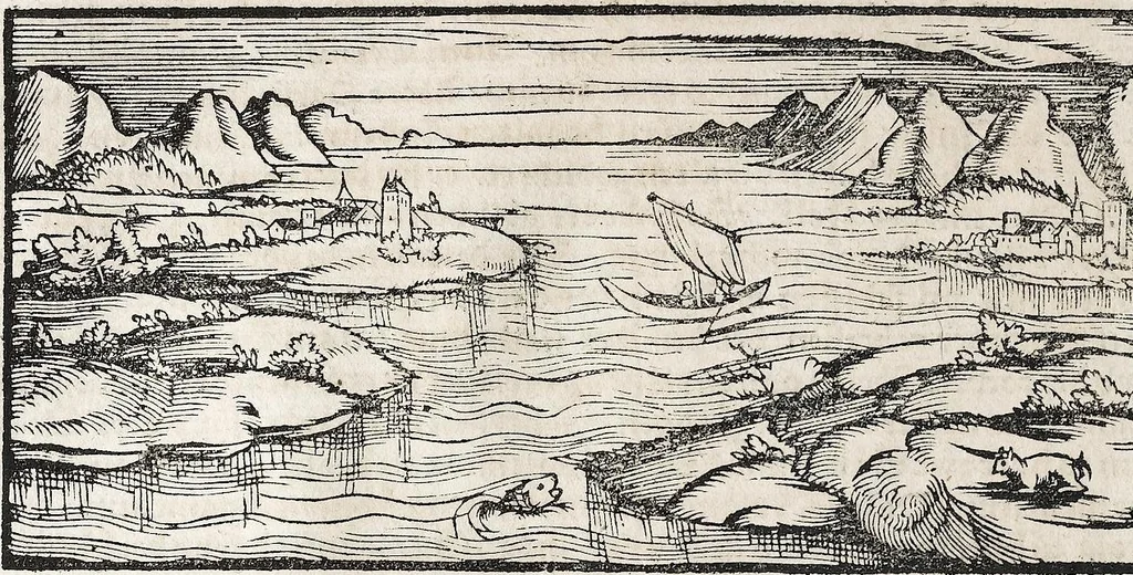 An illustration from Heydenweldt Vnd [und] irer Götter anfängcklicher vrsprung [Ursprung]: durch was verwhänungen den selben etwas vermeynter macht zugemessen, vmb dero wille[n], sie von den alten verehert worden ..., 1554, leaf 576