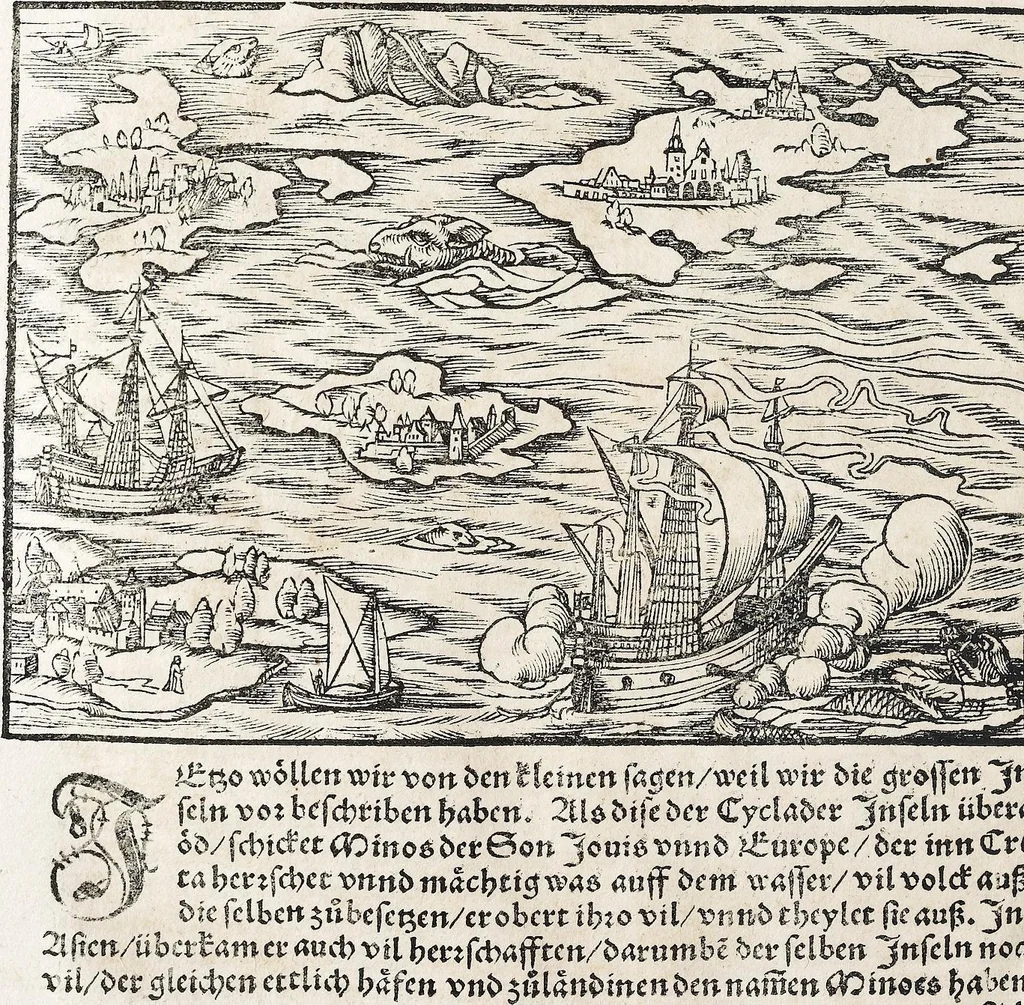 An illustration from Heydenweldt Vnd [und] irer Götter anfängcklicher vrsprung [Ursprung]: durch was verwhänungen den selben etwas vermeynter macht zugemessen, vmb dero wille[n], sie von den alten verehert worden ..., 1554, leaf 578