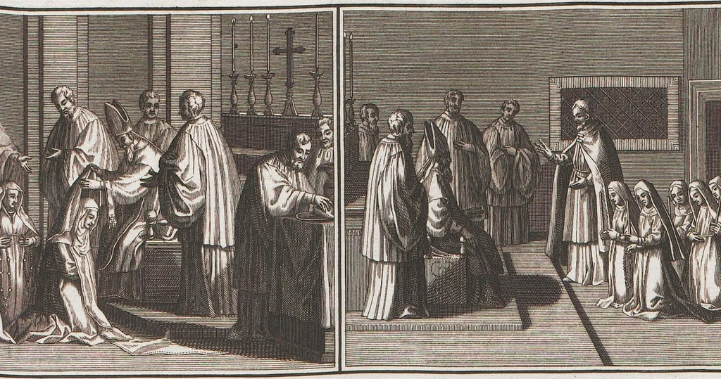 An illustration from Heilige Ceremonien, Gottes und Götzen-Dienste aller Völcker der Welt, Oder Eigentliche Vorstellung und summarischer Begriff, der vornehmsten Gottes-Dienstlichen Pflichten, Kirchen- und Tempel-Gebräuchen, der Christlich- und abgöttischen Völcker der gantzen Welt: Welche Nach des Berühmten Picarts Erfindung in Kupfer gestochen, und verlegt worden, 1748, leaf 127