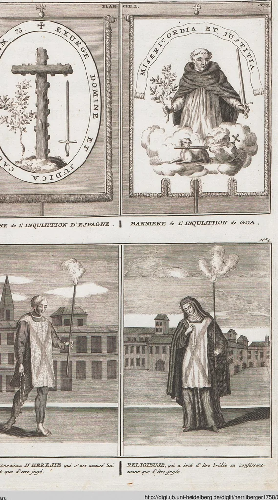 An illustration from Heilige Ceremonien, Gottes und Götzen-Dienste aller Völcker der Welt, Oder Eigentliche Vorstellung und summarischer Begriff, der vornehmsten Gottes-Dienstlichen Pflichten, Kirchen- und Tempel-Gebräuchen, der Christlich- und abgöttischen Völcker der gantzen Welt: Welche Nach des Berühmten Picarts Erfindung in Kupfer gestochen, und verlegt worden, 1748, leaf 134
