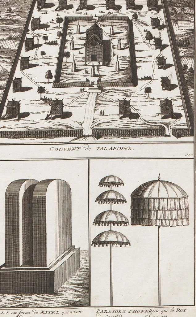 An illustration from Heilige Ceremonien, Gottes und Götzen-Dienste aller Völcker der Welt, Oder Eigentliche Vorstellung und summarischer Begriff, der vornehmsten Gottes-Dienstlichen Pflichten, Kirchen- und Tempel-Gebräuchen, der Christlich- und abgöttischen Völcker der gantzen Welt: Welche Nach des Berühmten Picarts Erfindung in Kupfer gestochen, und verlegt worden, 1748, leaf 191