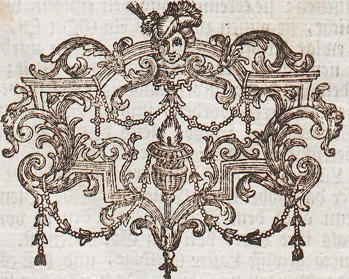 An illustration from Heilige Ceremonien, Gottes und Götzen-Dienste aller Völcker der Welt, Oder Eigentliche Vorstellung und summarischer Begriff, der vornehmsten Gottes-Dienstlichen Pflichten, Kirchen- und Tempel-Gebräuchen, der Christlich- und abgöttischen Völcker der gantzen Welt: Welche Nach des Berühmten Picarts Erfindung in Kupfer gestochen, und verlegt worden, 1748, leaf 48