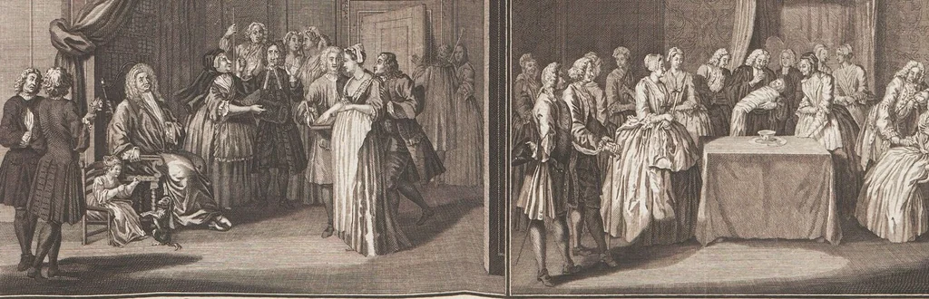 An illustration from Heilige Ceremonien, Gottes und Götzen-Dienste aller Völcker der Welt, Oder Eigentliche Vorstellung und summarischer Begriff, der vornehmsten Gottes-Dienstlichen Pflichten, Kirchen- und Tempel-Gebräuchen, der Christlich- und abgöttischen Völcker der gantzen Welt: Welche Nach des Berühmten Picarts Erfindung in Kupfer gestochen, und verlegt worden, 1748, leaf 62