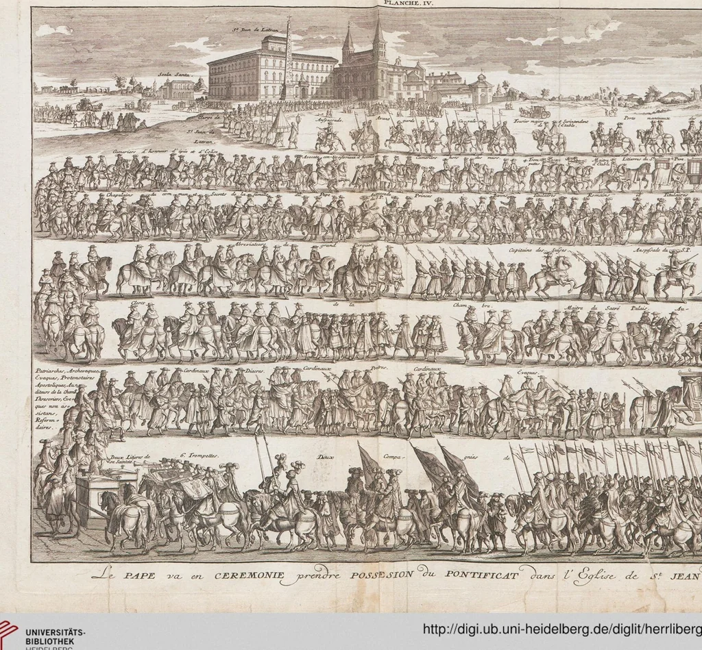 An illustration from Heilige Ceremonien, Gottes und Götzen-Dienste aller Völcker der Welt, Oder Eigentliche Vorstellung und summarischer Begriff, der vornehmsten Gottes-Dienstlichen Pflichten, Kirchen- und Tempel-Gebräuchen, der Christlich- und abgöttischen Völcker der gantzen Welt: Welche Nach des Berühmten Picarts Erfindung in Kupfer gestochen, und verlegt worden, 1748, leaf 88