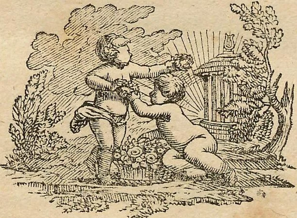 An illustration from Wilhelm Friederichs Freiherrn von Gleichen, genannt Rußworm, Herrn auf Greiffenstein und Bonnland, Großkreuz des Brandenburgischen rothen Adlerordens und Hochfürstlich Brandenburgisch-Culmbachischen Geheimen Raths, Geschichte der gemeinen Stubenfliege: nebst vier mit Farben erleuchteten Kupfertafeln, 1790, leaf 5