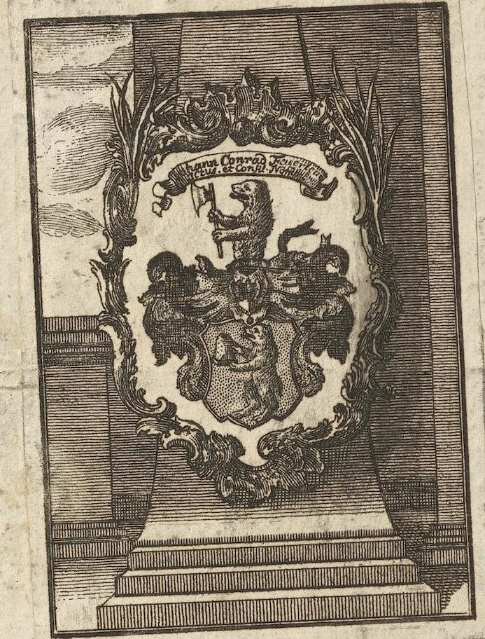 An illustration from Le Grand Cabinet Romain Ou Recueil D'Antiquitez Romaines: Qui consistent en Bas Reliefs, Statues des Dieux & des Hommes, Instruments Sacerdotaux, Lampes, Urnes, Seaux, Brasselets, Clefs, Anneaux, & Phioles lacrimales, Que L'On Trouve A Rome, 1706, leaf 2