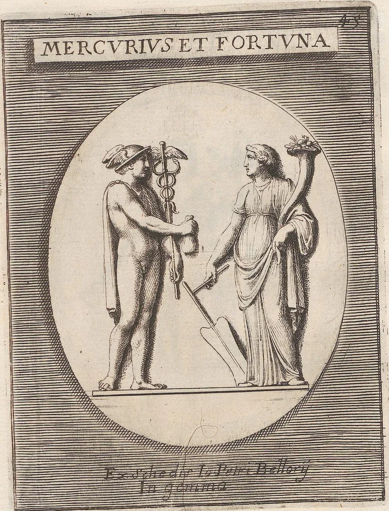 An illustration from Michaelis Angeli Causei De La Chausse Parisini Romanum Museum Sive Thesaurus Eruditae Antiquitatis: In Quo Gemmae, Idola, Insignia Sacerdotalia, Instrumenta sacrificijs, inservientia, Lucernae, Vasa, Bullae, Armillae, Fibulae, Claves, Annulli, Tesserae, Styli, Strigiles, Gutti, Phialae lacrymatoriae, vota, Signa Militaria, Marmora &c., 1707, leaf 101