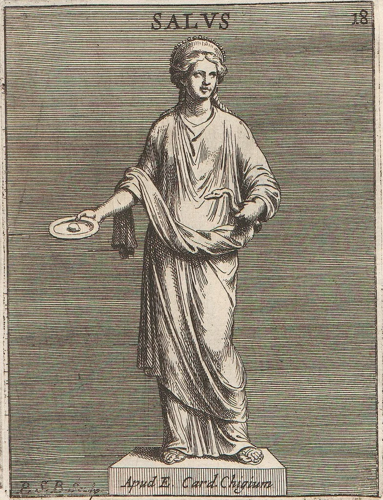 An illustration from Michaelis Angeli Causei De La Chausse Parisini Romanum Museum Sive Thesaurus Eruditae Antiquitatis: In Quo Gemmae, Idola, Insignia Sacerdotalia, Instrumenta sacrificijs, inservientia, Lucernae, Vasa, Bullae, Armillae, Fibulae, Claves, Annulli, Tesserae, Styli, Strigiles, Gutti, Phialae lacrymatoriae, vota, Signa Militaria, Marmora &c., 1707, leaf 175