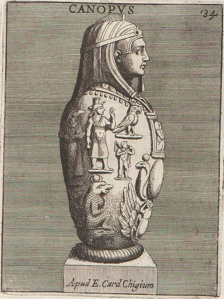 An illustration from Michaelis Angeli Causei De La Chausse Parisini Romanum Museum Sive Thesaurus Eruditae Antiquitatis: In Quo Gemmae, Idola, Insignia Sacerdotalia, Instrumenta sacrificijs, inservientia, Lucernae, Vasa, Bullae, Armillae, Fibulae, Claves, Annulli, Tesserae, Styli, Strigiles, Gutti, Phialae lacrymatoriae, vota, Signa Militaria, Marmora &c., 1707, leaf 191