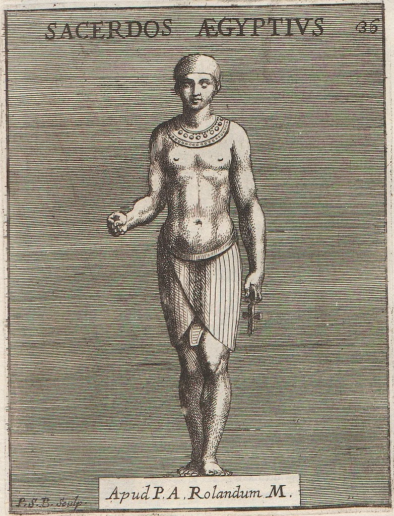 An illustration from Michaelis Angeli Causei De La Chausse Parisini Romanum Museum Sive Thesaurus Eruditae Antiquitatis: In Quo Gemmae, Idola, Insignia Sacerdotalia, Instrumenta sacrificijs, inservientia, Lucernae, Vasa, Bullae, Armillae, Fibulae, Claves, Annulli, Tesserae, Styli, Strigiles, Gutti, Phialae lacrymatoriae, vota, Signa Militaria, Marmora &c., 1707, leaf 193