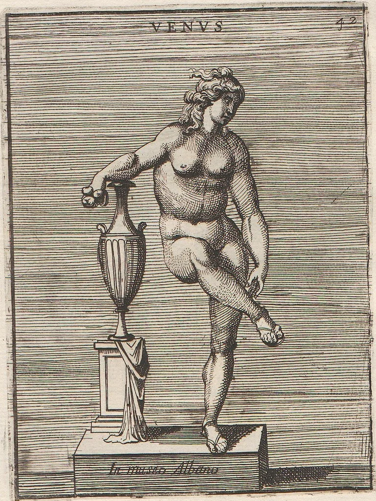 An illustration from Michaelis Angeli Causei De La Chausse Parisini Romanum Museum Sive Thesaurus Eruditae Antiquitatis: In Quo Gemmae, Idola, Insignia Sacerdotalia, Instrumenta sacrificijs, inservientia, Lucernae, Vasa, Bullae, Armillae, Fibulae, Claves, Annulli, Tesserae, Styli, Strigiles, Gutti, Phialae lacrymatoriae, vota, Signa Militaria, Marmora &c., 1707, leaf 199